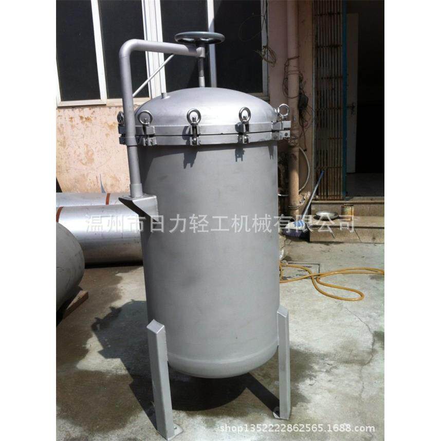 应生产，304不锈钢法兰式保安过滤器，不锈钢袋式过滤器