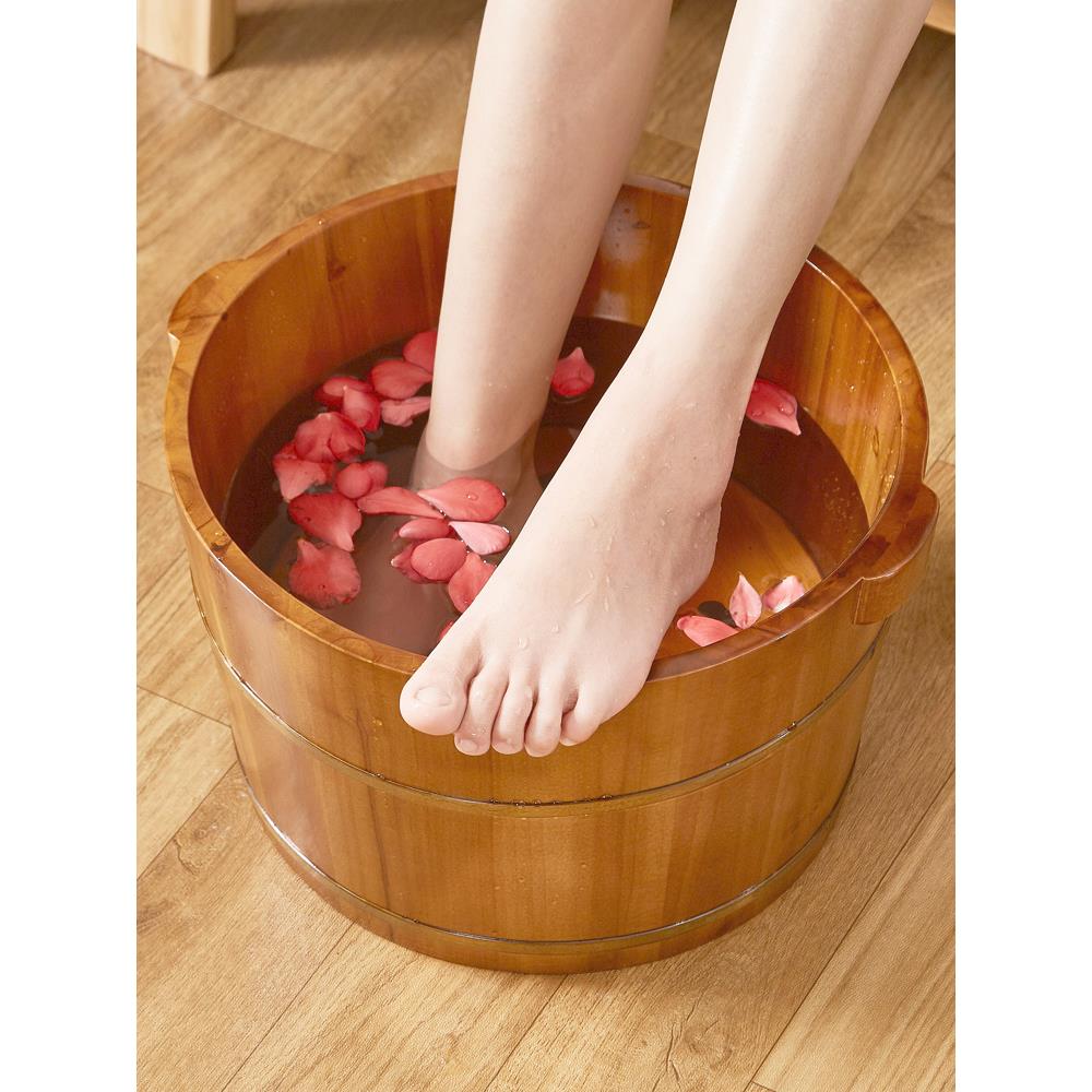 泡脚桶木质家用洗脚足浴盆木制桶木盆泡脚足疗保温实木洗脚桶木桶