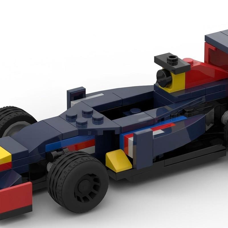 国产积木MOC-40939 红牛-维特尔方程式赛车 玩具模型拼装套装