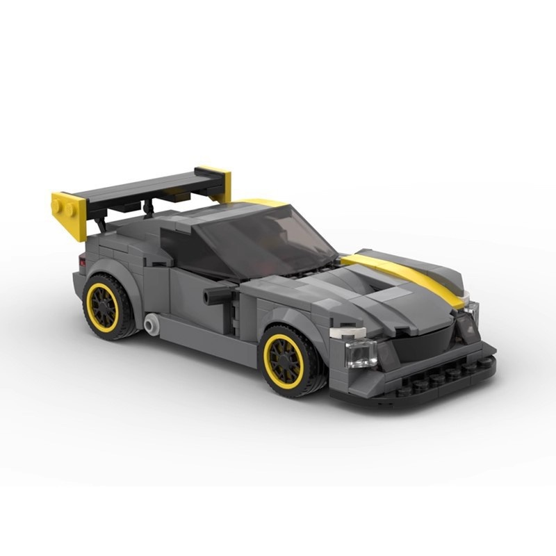 国产积木MOC赛车8格车speed系列梅赛德斯-奔驰AMG GT3 v2拼装