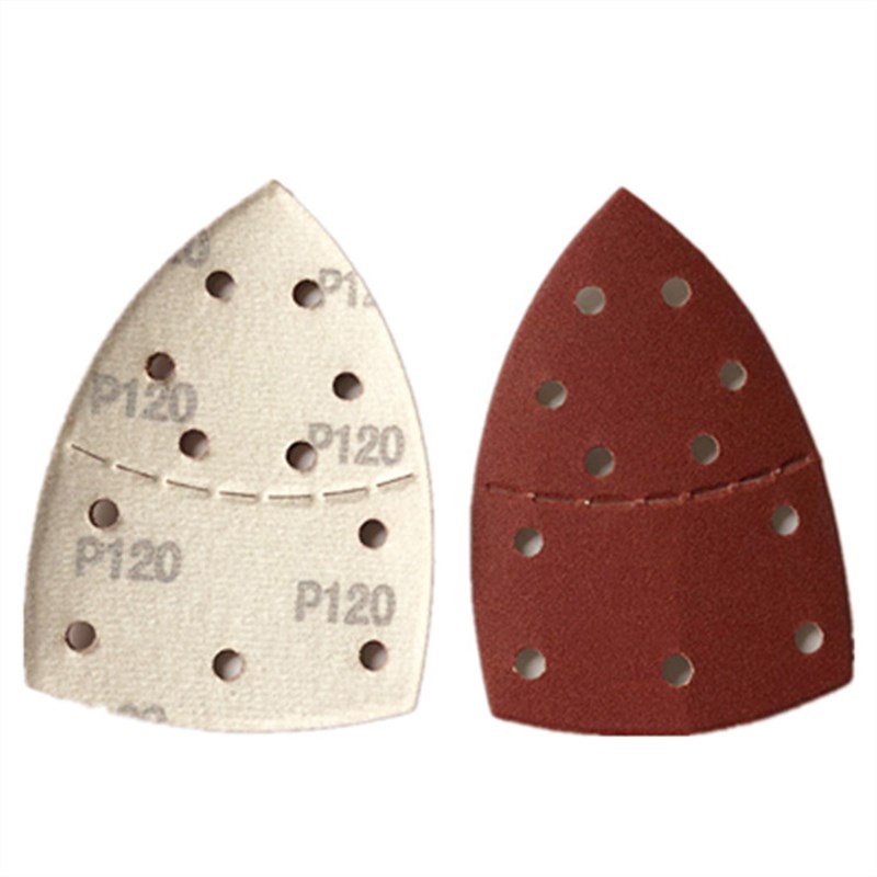新品分离式手掌砂140*140*100*11孔(60片套装砂纸)11孔砂纸
