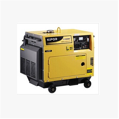 开普单相 单缸四冲程风冷通用柴油发电机KDE6500T 静音型220V