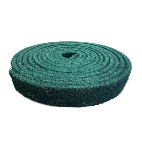 加厚工业百洁布卷不锈钢抛光打磨除锈布绿卷尼龙片菜瓜布