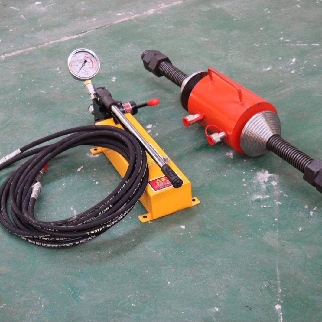 70吨手动泵压套机 钢丝绳压套工具 电动液压压套机