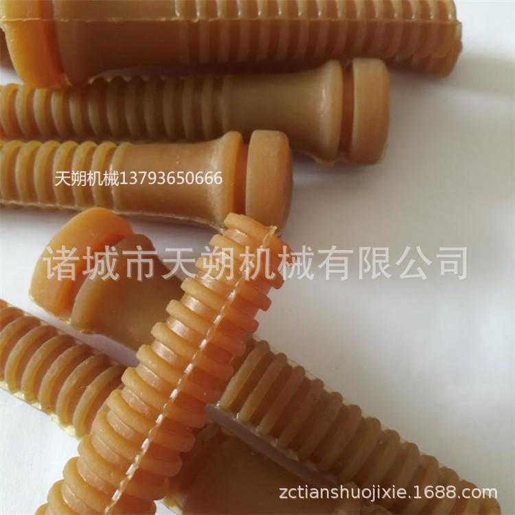 家禽屠宰中小型脱毛机胶棒厂家供应牛筋胶棒实心胶棒空心胶棒