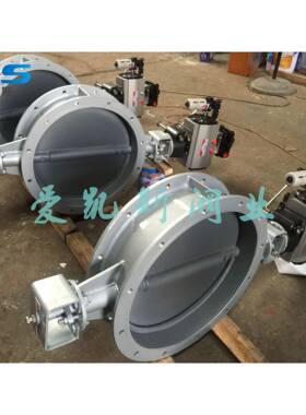 D641W-1C气动弹性通风碟阀气动手动操作一体式烟道通风碟阀风门
