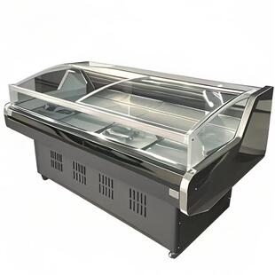 超市水果保鲜柜风冷商用卧式果蔬冷藏展示柜果切风幕柜敞开式冰柜