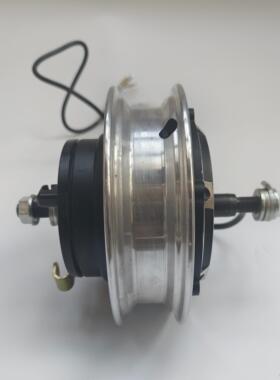 小哈雷10寸无刷轮毂电机24V36V48V350W500W电动滑板车鼓煞电机