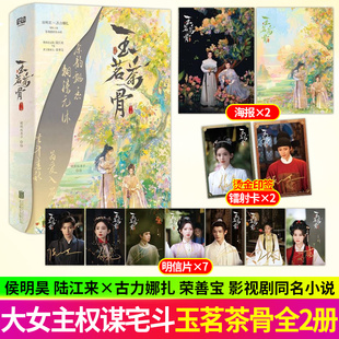 玉茗茶骨全2册 侯明吴古力娜扎主演大女主权谋宅斗网剧同名小说 临江仙原著小说 双轨电视剧原著小说