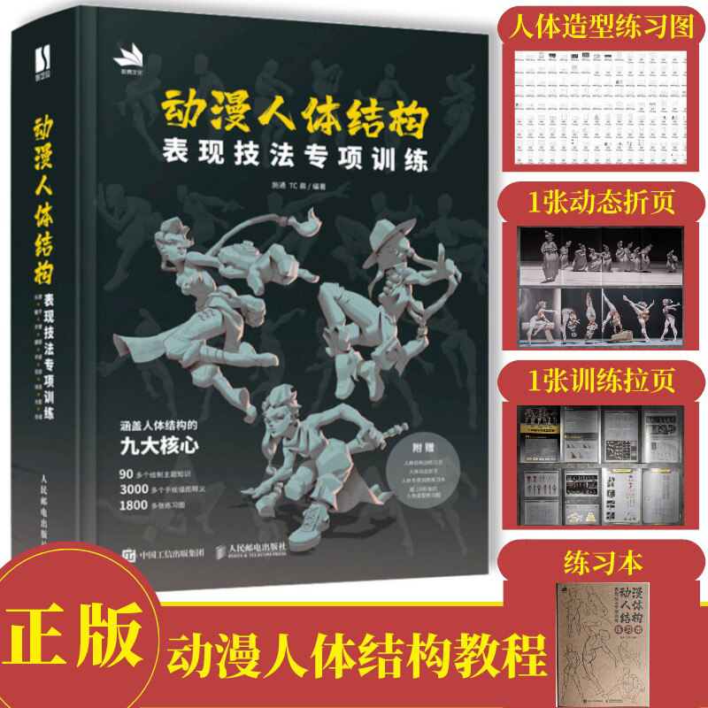 动漫人体结构表现技法专项训练