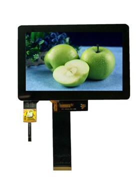 5寸高亮IPS TFT液晶屏 群创 屏+电容触摸屏 800X480点阵屏 ST7262