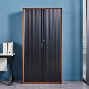 推拉卷门柜办公文件柜铁皮柜档案凭证柜资料柜矮柜挂衣柜储物柜子