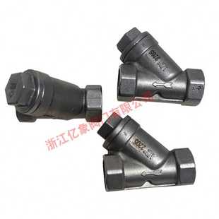 雙相鋼2205絲扣Y型過濾器 供應(yīng) 雙相鋼內(nèi)螺紋Y型過濾器