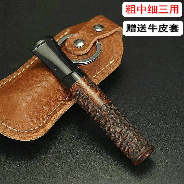 进口石楠根滤芯香烟过滤烟嘴净烟器实木 粗细烟三用