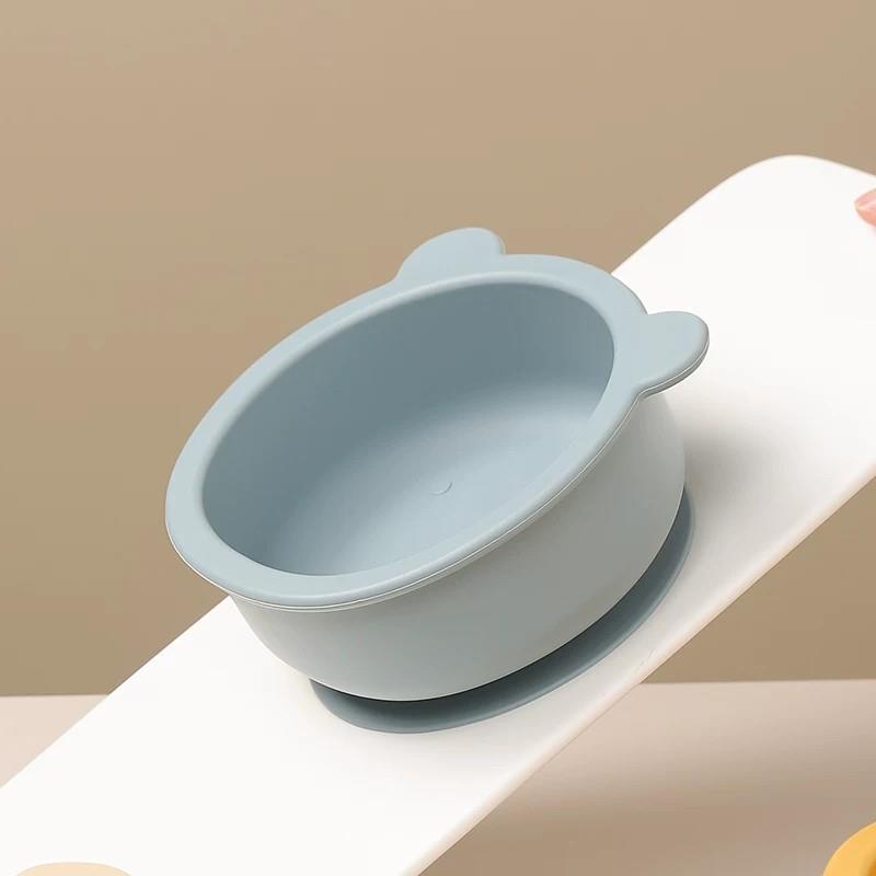 可爱宝宝吃饭碗吸盘碗防摔防烫硅胶儿童餐具婴儿碗婴儿专用碗辅食