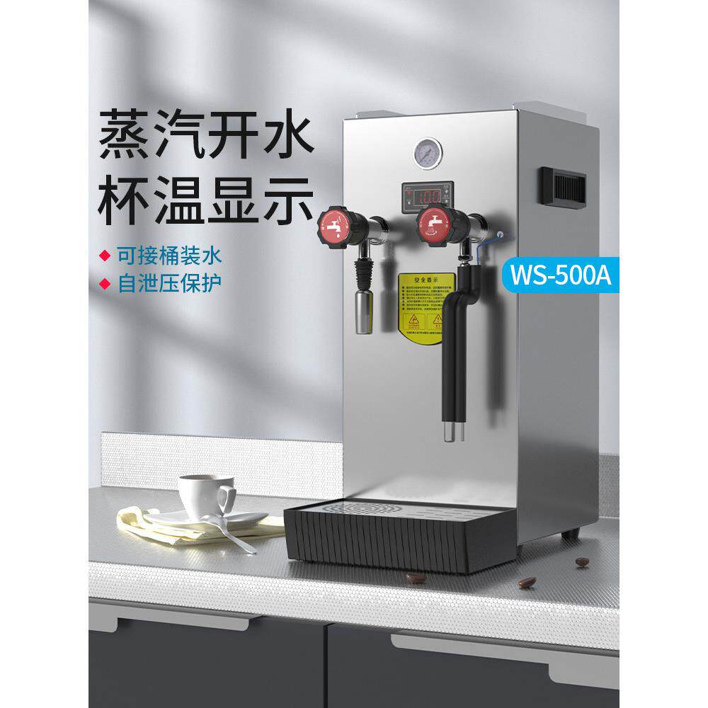 耐雪 WS-500蒸汽奶泡商用全自动开水机多功能商用奶茶店萃茶机