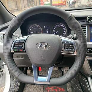 现代Sonata9悦纳领动悦动IX25名图 领翔朗动IX35专用手缝方向盘套