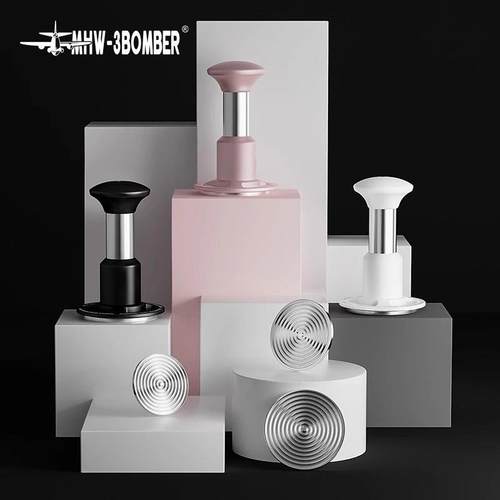 MHW-3BOMBER轰炸机骑士冲击粉锤 咖啡压粉布粉器意式恒力压粉锤