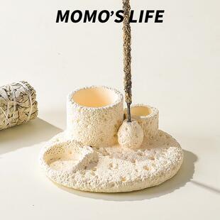 多功能香插香座线香底座家用高级感燃烧盘摆件香插送礼物线香托