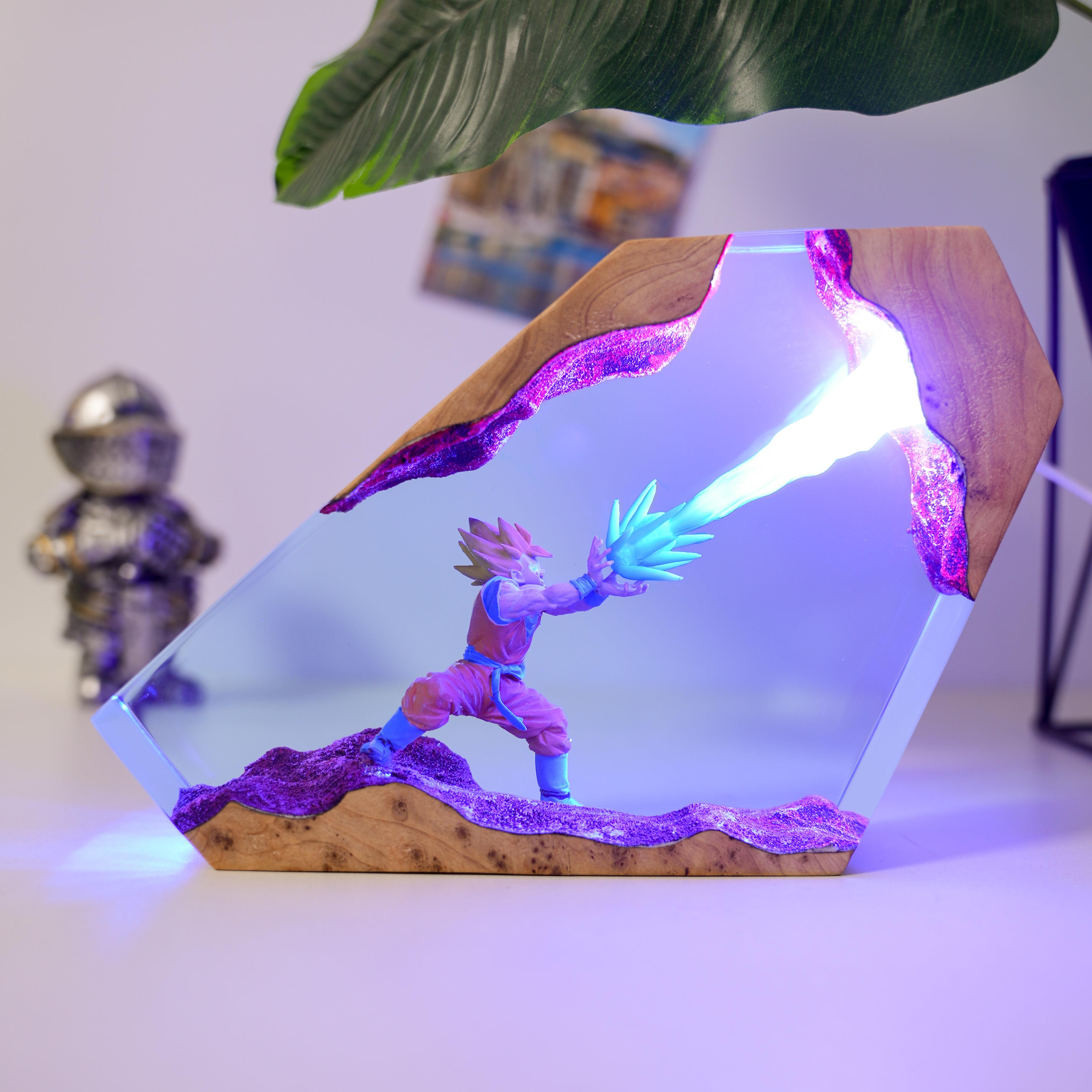 手工潮玩孙悟空七龙珠龟派气功生日礼物送人桌搭面摆件小夜氛围灯