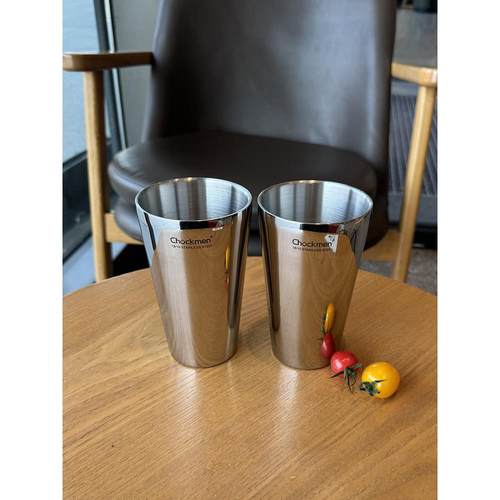 18/10不锈钢双层防烫隔热300-450毫升多用途啤酒杯、水杯、茶杯、