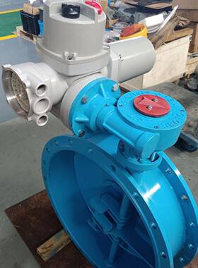 D941W电动零泄漏通风蝶阀DZW0物联网远程控制调节型HQT0执行器