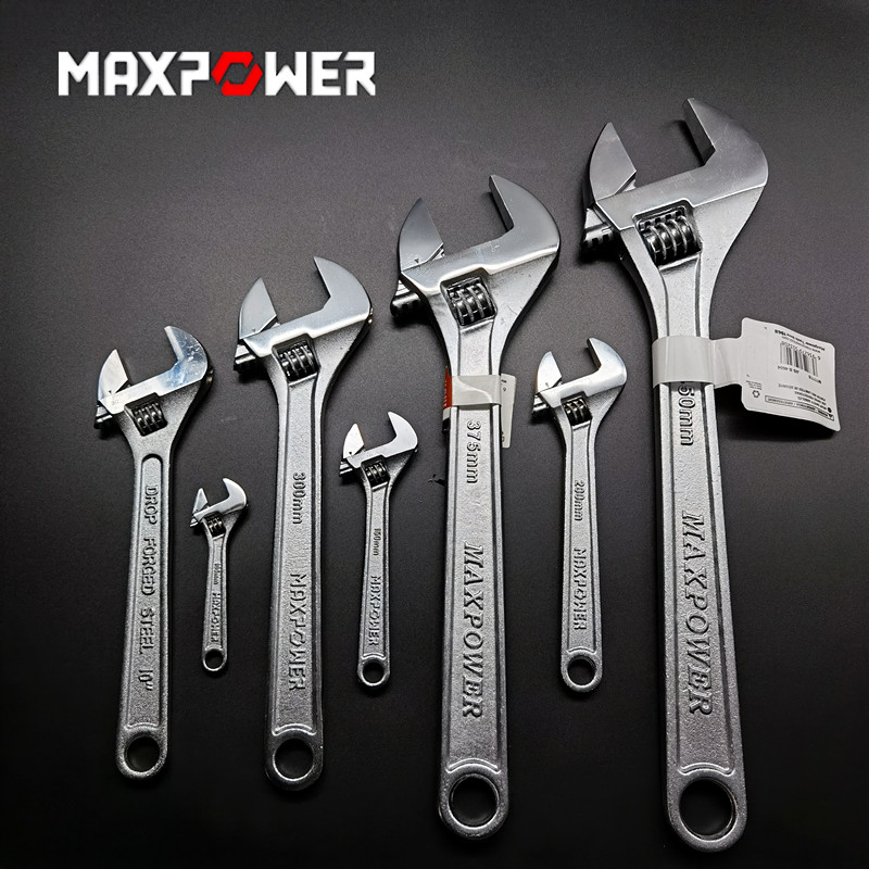 迈泊活动扳手工具4寸6/8/10/12/15/18寸活络扳手多功能开口小扳子