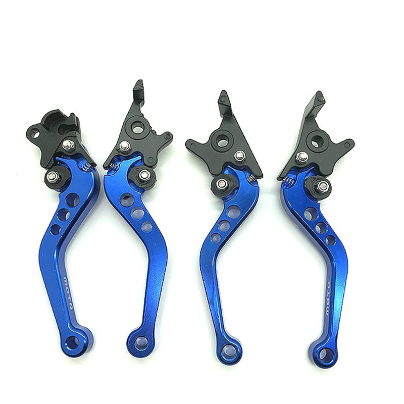 摩托车助力车改装配件 福喜鬼火刹车把手把牛角GY6手刹电摩双碟刹