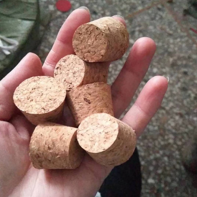 橡木塞瓶塞玻璃瓶密封塞锥形木塞子酒瓶木塞许愿瓶陶瓷瓶塞茶叶盖