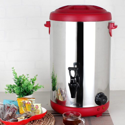 不锈钢电热奶茶桶大容量商用保温桶奶茶店加热开水桶烧水桶茶水桶