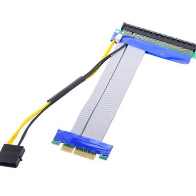 PCI-E 4X转16X延长软排线  PCI-E转X显卡转接线 转X排线手机数据