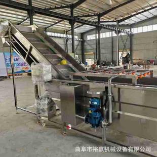 商用食堂气泡清洗机鼓浪式肉制品解冻池蔬菜水果高压喷淋清洗机