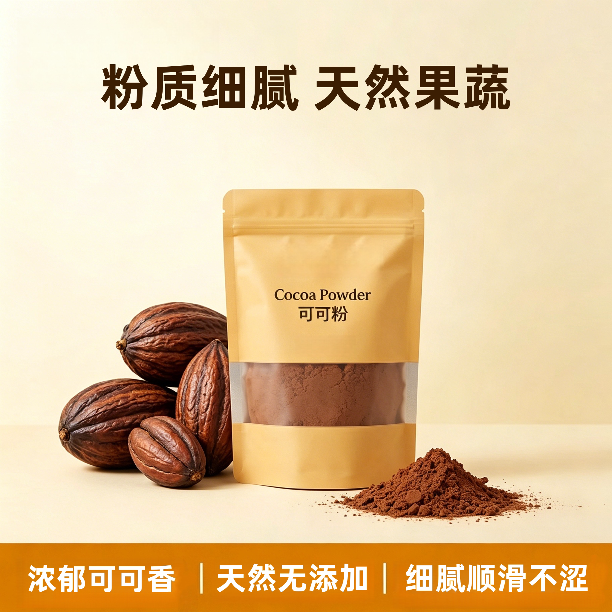 可可粉抹茶粉烘焙专用生巧克力咖啡提拉米苏蛋糕材料