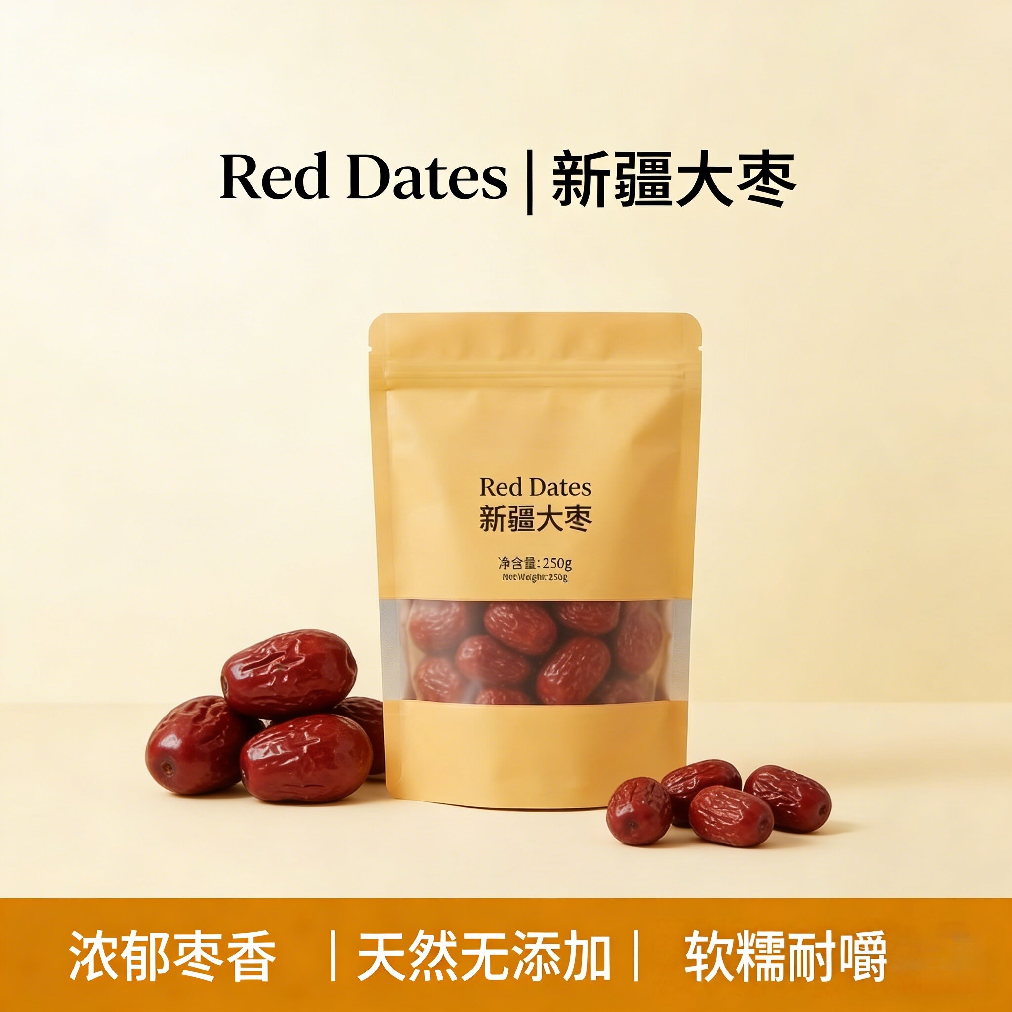 央妈推荐红枣特级新疆特产官方旗舰店去皮去核若羌灰枣非独立包装