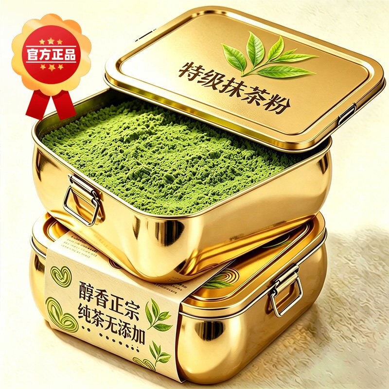 抹茶粉烘焙专用抹茶拿铁咖啡冲饮甜品冰淇淋奶茶店饮品商用原材料
