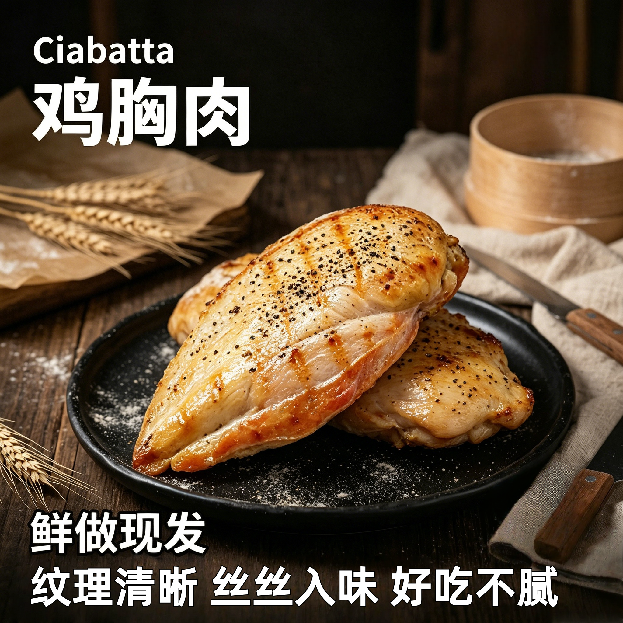 高蛋白鸡胸肉即食健身代餐饱腹低脂非减脂期肥餐卡轻主食零食品