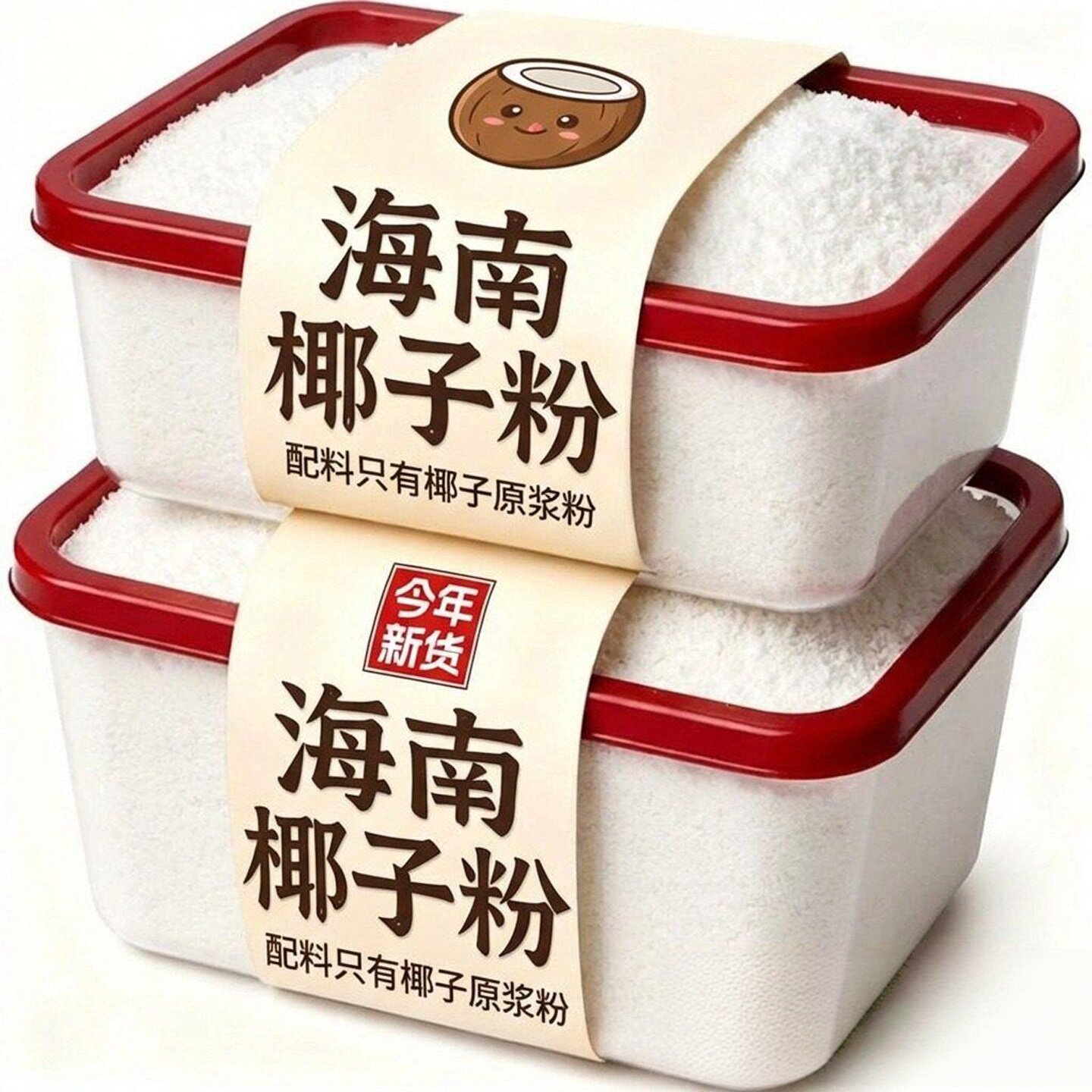 海南纯椰子粉官方旗舰店无糖无添加速溶椰奶椰汁粉冲泡奶茶店专用