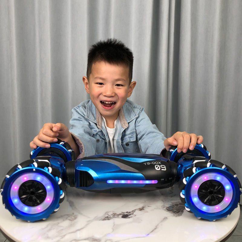 遥控车四驱漂移赛车玩具男孩儿童感应变形汽车超大马力攀爬越野车