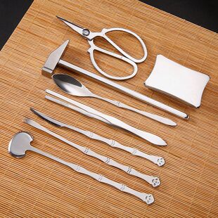 不锈钢蟹八件家用吃蟹工具剥螃蟹钳夹子吃大闸蟹螃蟹神器礼盒套装