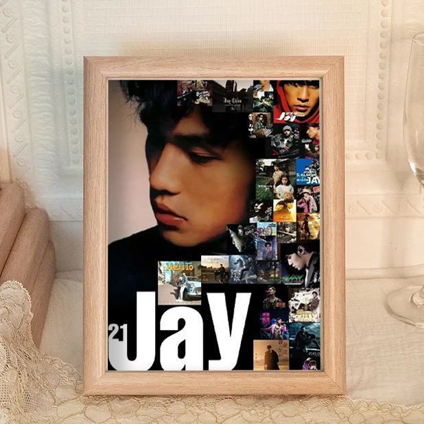 周杰伦周边纪念品专辑海报相框