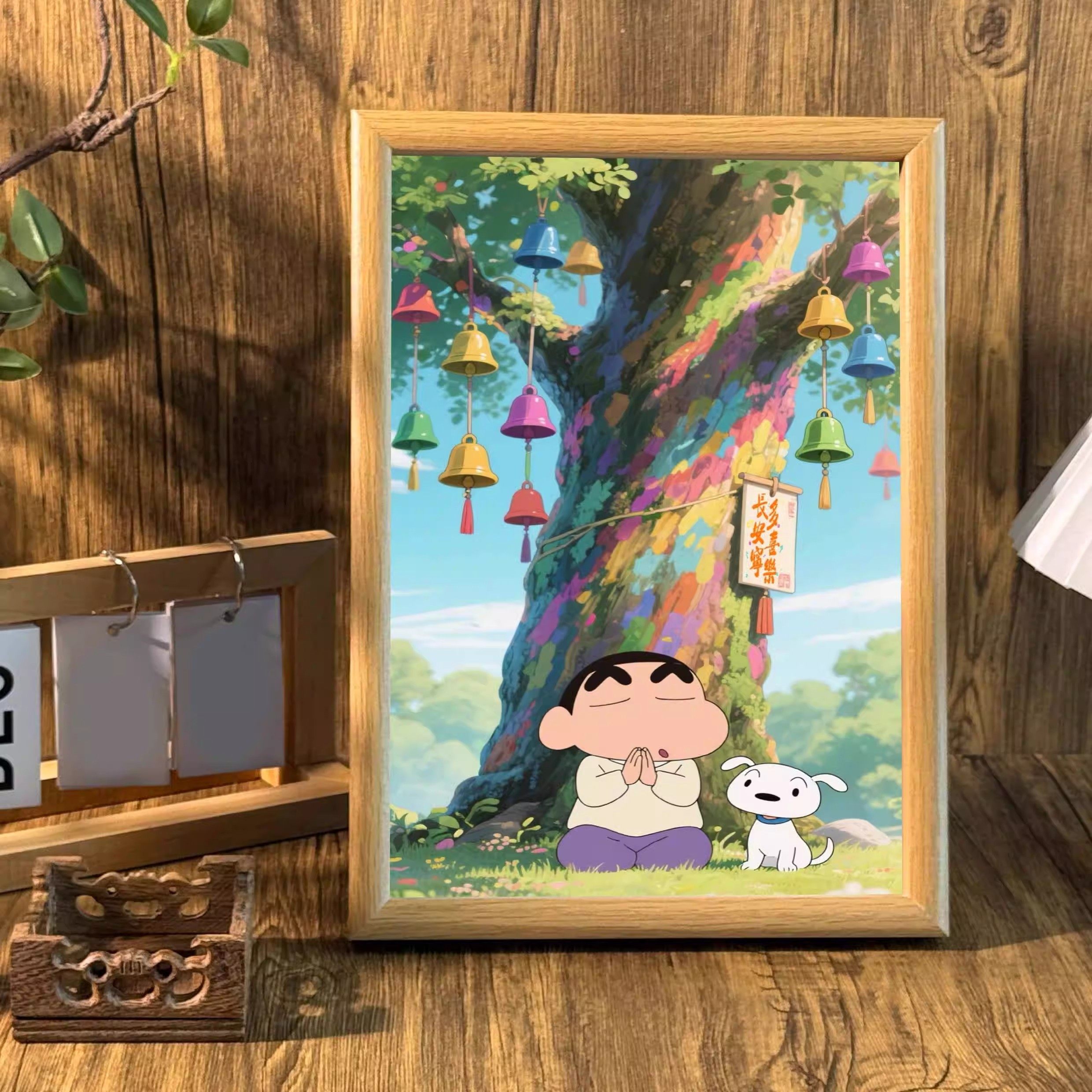 蜡笔小新长安宁多喜乐治愈系相框送朋友祝福礼物摆件墙面装饰挂画,家居饰品,相框/画框,淘宝优惠券,粉丝福利购,淘宝优惠卷