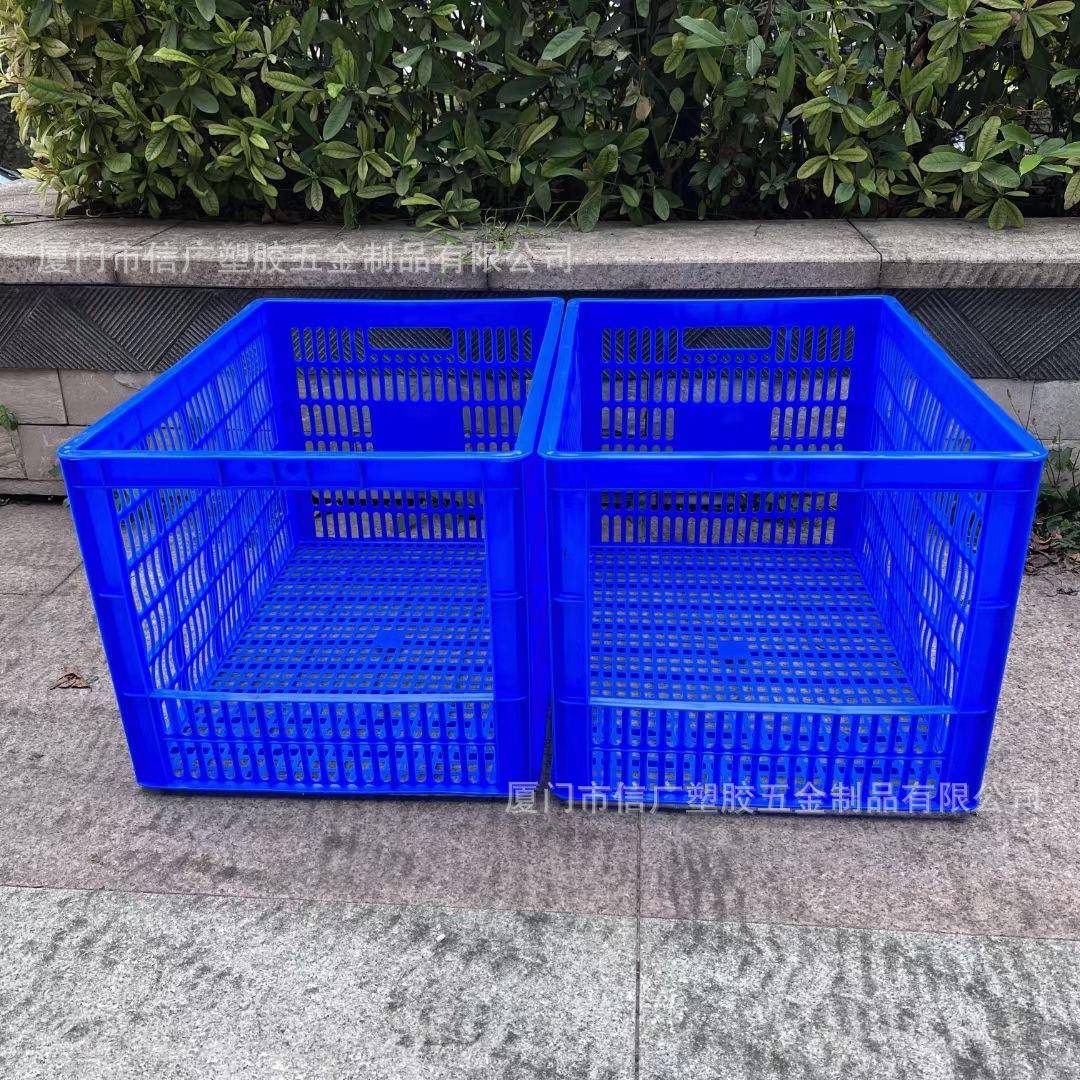 开口电商分拣框架塑料货架箱仓库货架分类周转筐加厚开口箩筐塑胶
