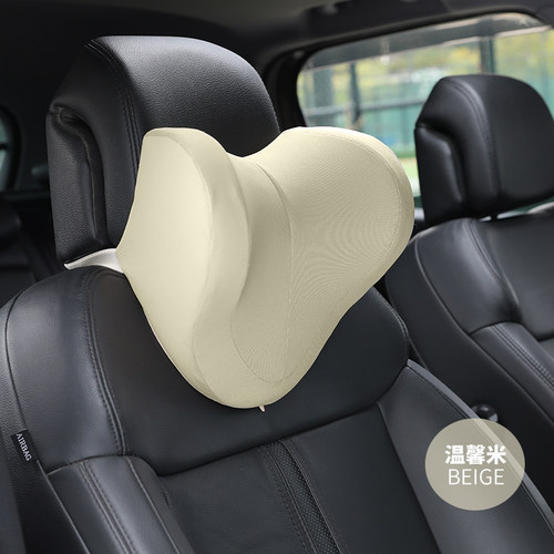 汽车头枕护颈枕座椅记忆棉靠枕车用枕头车载腰靠脖子车内用品一对