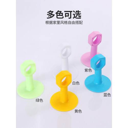 A6L抵门器门吸门挡防撞阻垫把手新款硅胶墙地门后吸门固定免打孔
