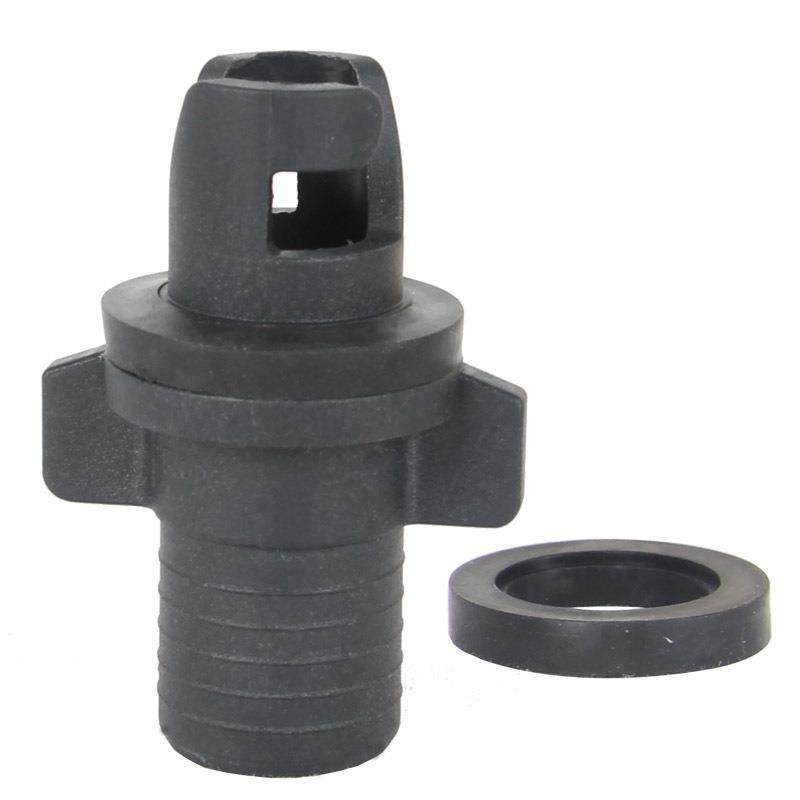 橡皮艇气阀连接头充气船气阀转换接头冲浪板气阀充气转头换连接件