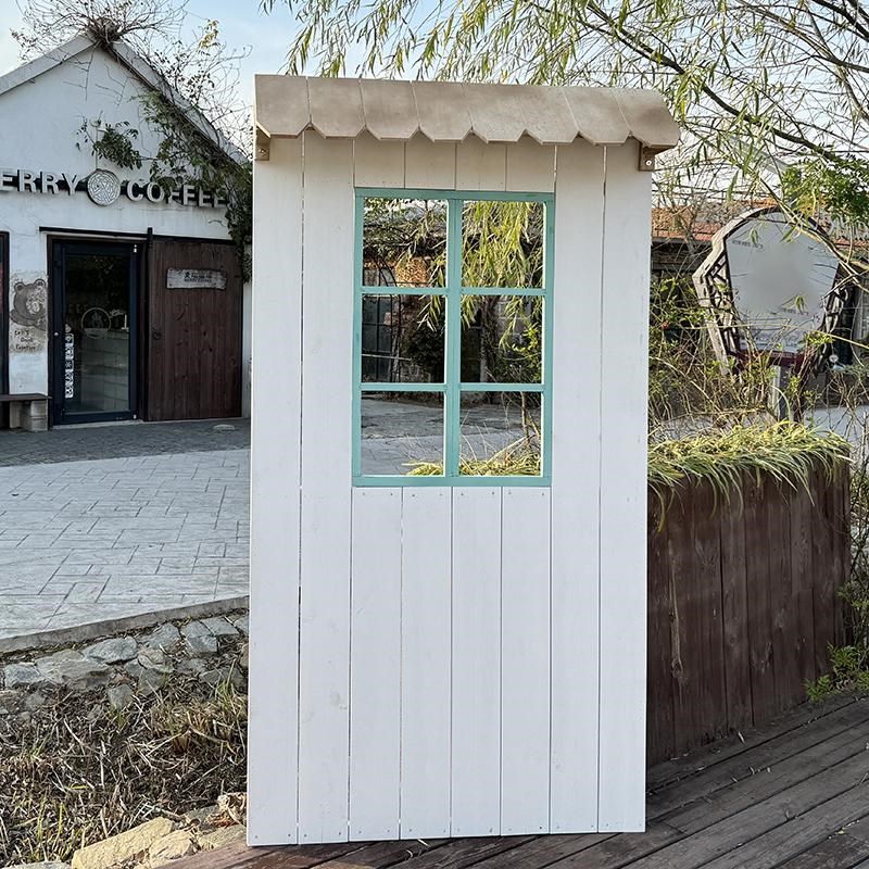 防腐木屏风挂饰背景板院墙户外庭院花F园阳台装饰大木板背景墙花