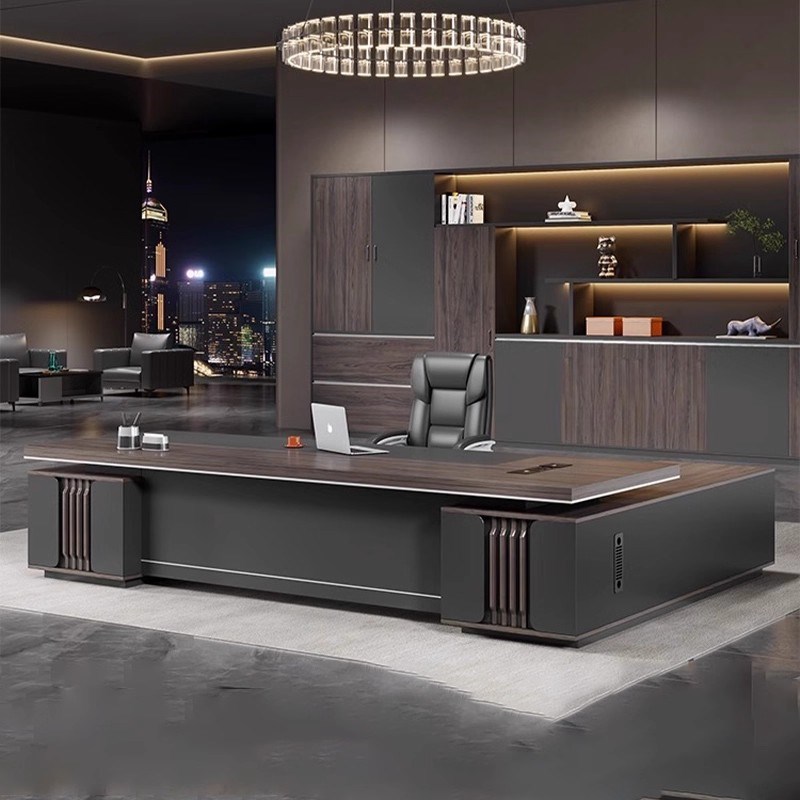 老板办公桌椅组合总p裁桌简约现代经理桌主管桌大班台办公家具