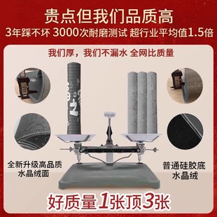入户门地垫家用脚垫进门门口玄关地毯灰色耐脏地毯省心免打理垫子