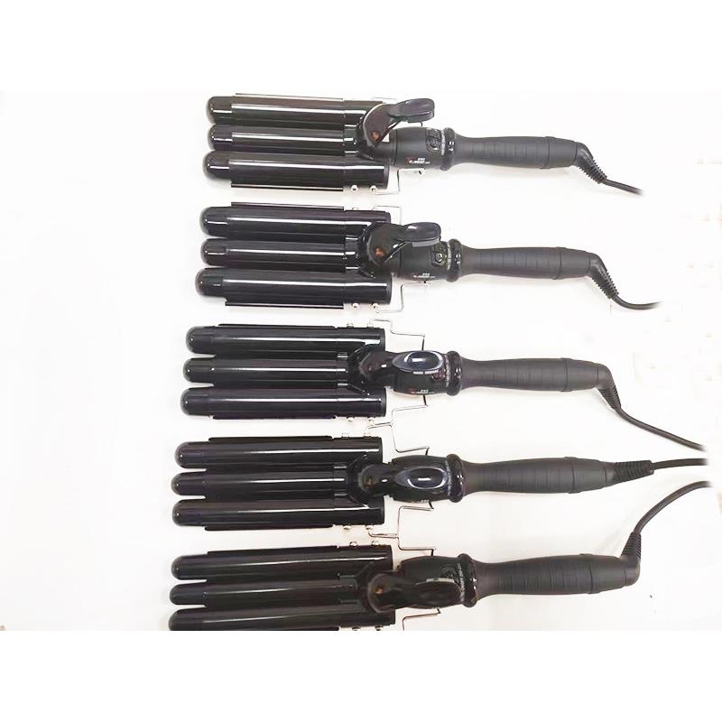 拓美达卷发棒三管棒水波纹韩式蛋卷泡面头大波浪28号家用发廊809
