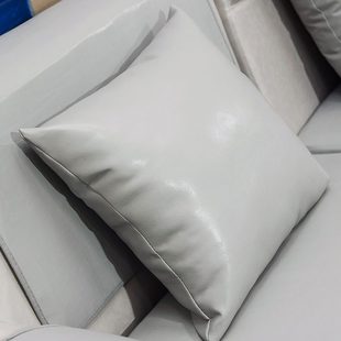 通用灰色 皮沙发垫布艺坐垫套罩防水隔尿防滑北欧轻奢简约现代四季